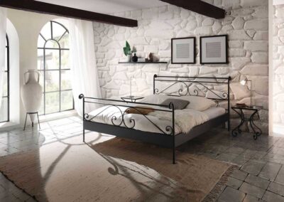 lit double métallique - style romantique - sublime votre chambre - tendance