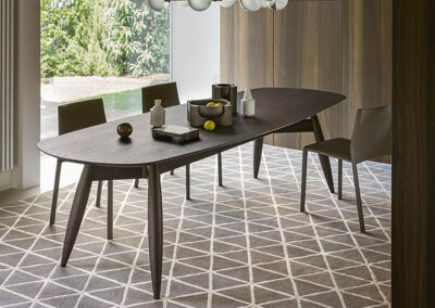 Tables à manger en bois naturel avec rallonge - tendance - moderne