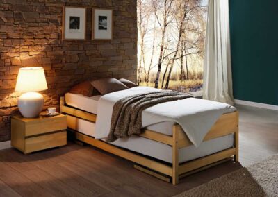Lit d'appoint - pratique - économie de place - confortable